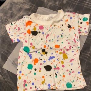 Paint splat T-shirt nwt